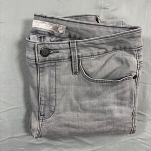 Athleta Gray Wash Skinny Jeans Pants Women's 6 Cotton Blend Stretch